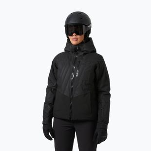 Geacă de schi pentru femei Helly Hansen Valdisere 3.0 black embossed stripes