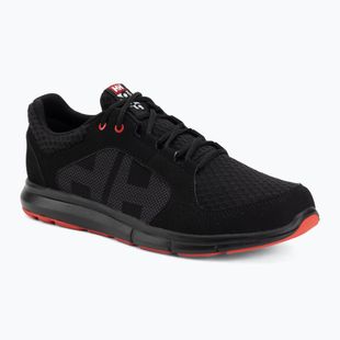 Încălțăminte pentru bărbați Helly Hansen Ahiga V4 Hydropower off black/alert red
