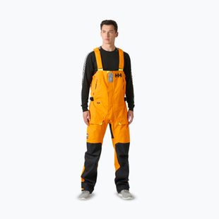 Pantaloni de navigație pentru bărbați Helly Hansen Skagen Offshore Bib ignite orange