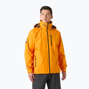 Geacă de navigație pentru bărbați Helly Hansen Crew Hooded 2.0 ignite orange