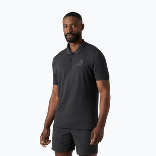 Tricou polo pentru bărbați Helly Hansen Hp Figari Polo ebony