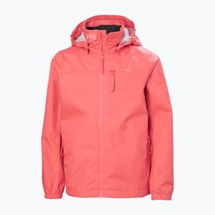 Geacă de navigație pentru copii Helly Hansen Crew Hooded Jr 41813 sunset pink