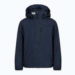 Geacă de navigație pentru copii Helly Hansen Crew Hooded Jr 41813 navy