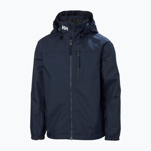 Geacă de navigație pentru copii Helly Hansen Crew Hooded Jr 41813 navy