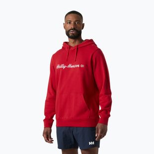 Bluză pentru bărbați Helly Hansen Core Graphic Hoodie red