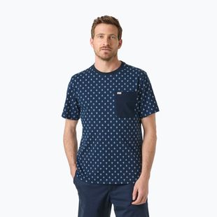 Tricou pentru bărbați Helly Hansen Hudson navy aop