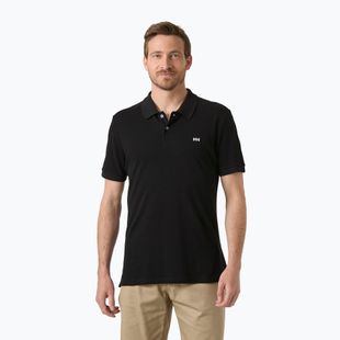 Tricou polo pentru bărbați Helly Hansen Elba Fitted Polo black