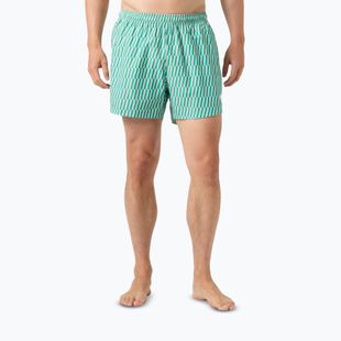 Pantaloni scurți de navigație pentru bărbați Helly Hansen Newport Trunk 4.5" dark mint offset stripe ao