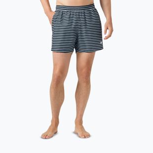 Pantaloni scurți de navigație pentru bărbați Helly Hansen Newport Trunk 4.5" navy stripe aop