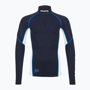 Bluză cu mânecă lungă pentru înot bărbați Musto Championship Rash Guard navy/white
