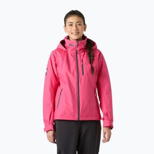 Geacă de navigație pentru femei Helly Hansen Crew Hooded Midlayer 2.0 hot pink