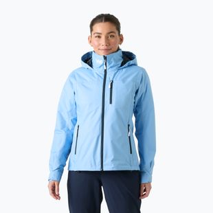 Geacă de navigație pentru femei Helly Hansen Crew Hooded Midlayer 2.0 bright blue