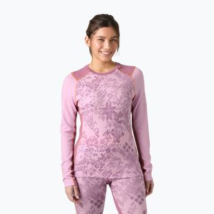Bluză termoactivă pentru femei Helly Hansen Lifa Merino Midweight Gra cherry blossom new nordic