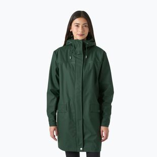 Pardesiu de ploaie pentru femei Helly Hansen Moss Rain Coat dark jungle