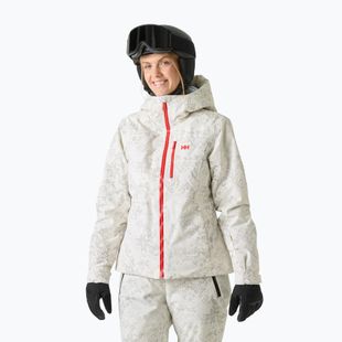 Geacă de schi pentru femei Helly Hansen Valdisere 3.0 cream new nordic aop