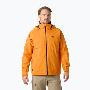 Geacă de navigație pentru bărbați Helly Hansen HP Racing Lifaloft Hood ignite orange