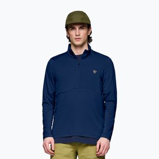 Bluză de trekking pentru bărbați NORRONA Femund Warm1 Zip Neck indigo night
