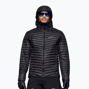 Geacă cu puf pentru bărbați Norrona Trollveggen Down800 Super Light Hood Caviar Black