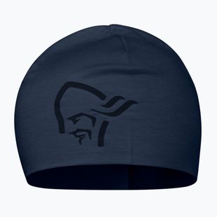 Căciulă de iarnă NORRONA PureUll 180 Beanie indigo night
