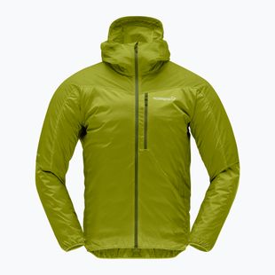 Geacă rezistentă la vânt pentru bărbați NORRONA Faketind Aero60 Zip Hood golden lime