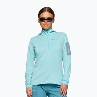 Bluză de trekking pentru femei NORRONA Falketind Warm1 Hood aqua haze/trooper