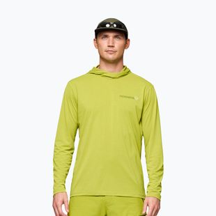 Bluză de trekking pentru bărbați NORRONA Femund Tech Hood golden lime