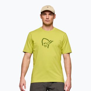 Tricou pentru bărbați NORRONA Cotton Viking golden lime
