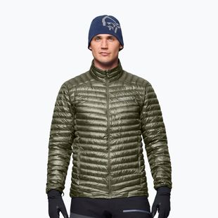 Geacă cu puf pentru bărbați Norrona Trollveggen Down800 Super Light Deep Lichen Green