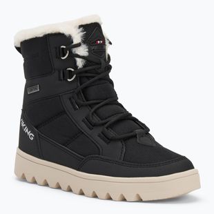 Ghete pentru copii Viking Footwear Fleek Warm GTX Zip black