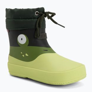 Cizme pentru copii Viking Alv Barefoot Paw Print light green/green