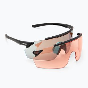 Ochelari de soare Smith Ruckus PivLock negru mat/chrp opal mirror/contrast rose