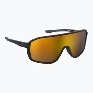 Ochelari de soare pentru bărbați Under Armour Gameday/G S3 matte black/orange multilayer oleophobic