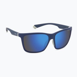 Ochelari de soare Polaroid PLD 2126/S blue grey/blue mirror polarized