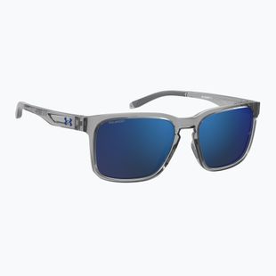 Ochelari de soare pentru bărbați Under Armour Assist 2 grey blue/grey blue multilayer polarized