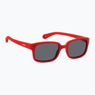 Ochelari de soare pentru copii Polaroid PLD K008/S matte red/grey polarized