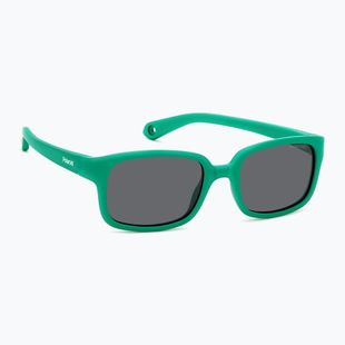Ochelari de soare pentru copii Polaroid PLD K008/S matte green/grey polarized