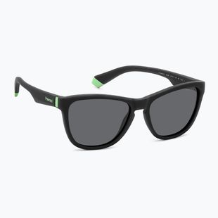 Ochelari de soare pentru copii Polaroid PLD 8056/S matte black/grey polarized