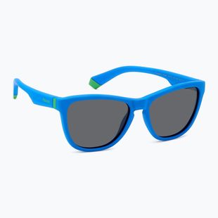 Ochelari de soare pentru copii Polaroid PLD 8056/S matte blue/grey polarized