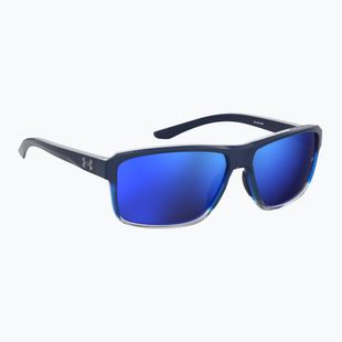 Ochelari de soare pentru bărbați Under Armour Kickoff S3 blue shaded grey/blue multilayer