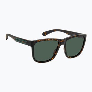 Ochelari de soare pentru bărbați Polaroid PLD 2155/S matte brown havana/green polarized