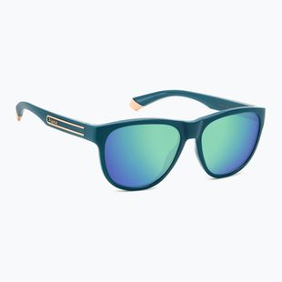 Ochelari de soare Polaroid PLD 2156/S teal/greygreen mirror polarized
