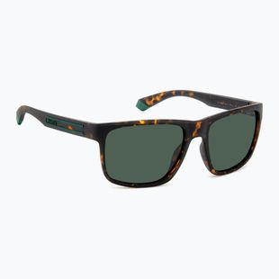 Ochelari de soare pentru bărbați Polaroid PLD 2157/S matte brown havana/green polarized