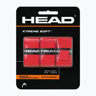 Învelișuri pentru rachete de tenis HEAD Xtremesoft Grip Overwrap 3 buc. red