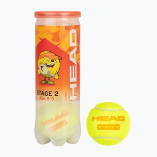 Mingi de tenis pentru copii HEAD Stage 2 3 buc portocaliu