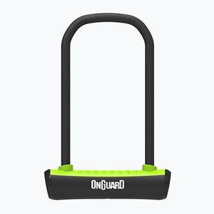 Lacăt de bicicletă OnGuard Neon 8152GR U-Lock black/green