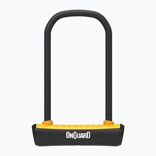 Lacăt de bicicletă OnGuard Neon 8152OR U-Lock black/orange