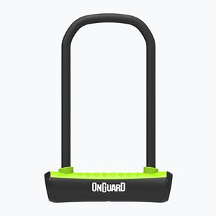 Lacăt de bicicletă OnGuard Neon 8153GR U-Lock black/green
