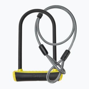 Lacăt de bicicletă OnGuard Neon 8154YL U-Lock black/yellow