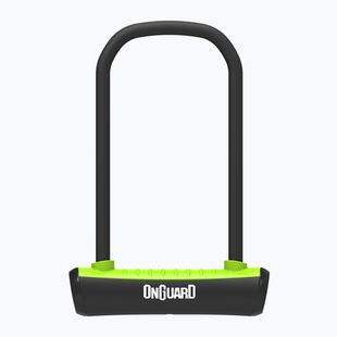Lacăt de bicicletă OnGuard Neon 8155GR U-Lock black/green
