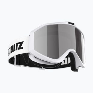 Ochelari de schi Bliz Liner white black logo/pink&silver mirror